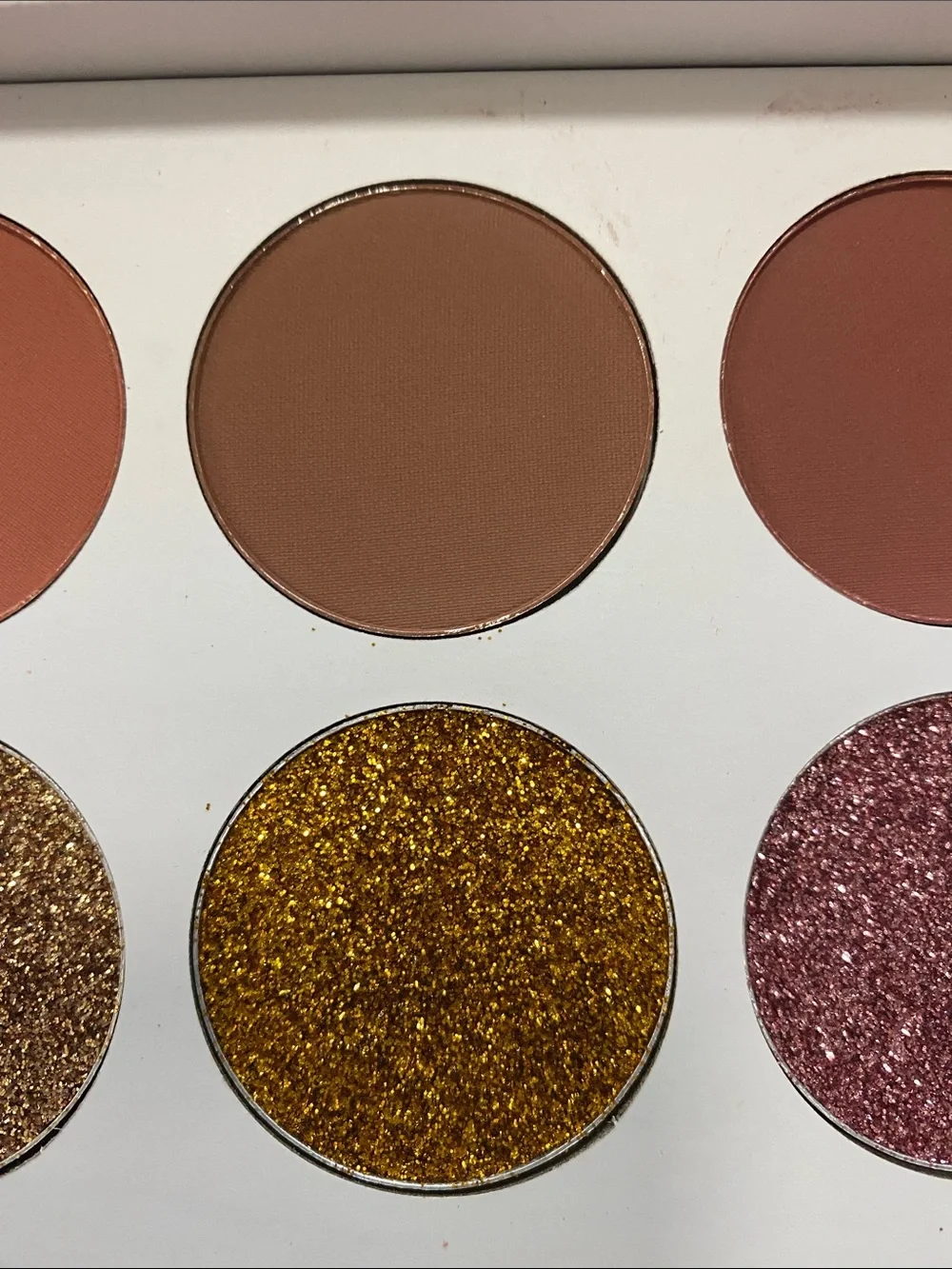 Unicorn II Eyeshadow Palette — Pink & Brown Tones with Glitter